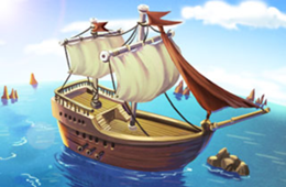 人魚姫ダンジョウ「突き進む海賊船」